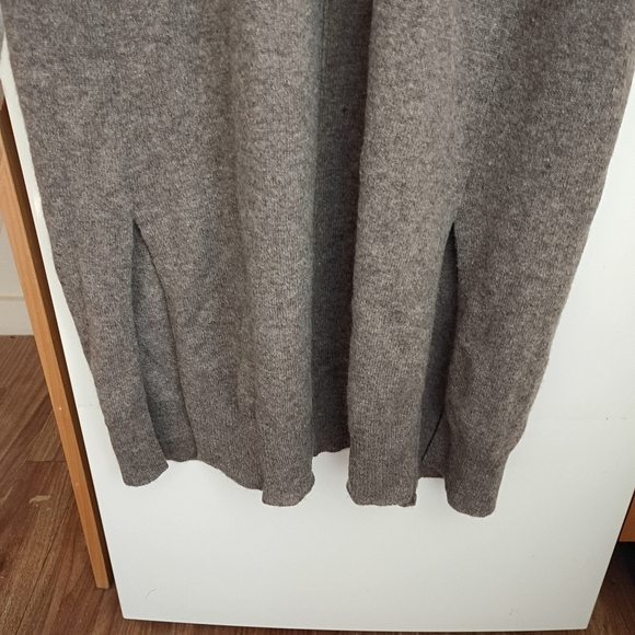 Catherine Malandrino Front Pockets Cashmere Long Open Cardigan Sweater sz S - Picture 6 of 10